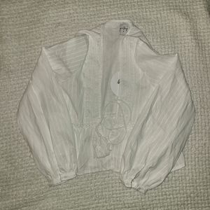 Open Front Spring Crop Top